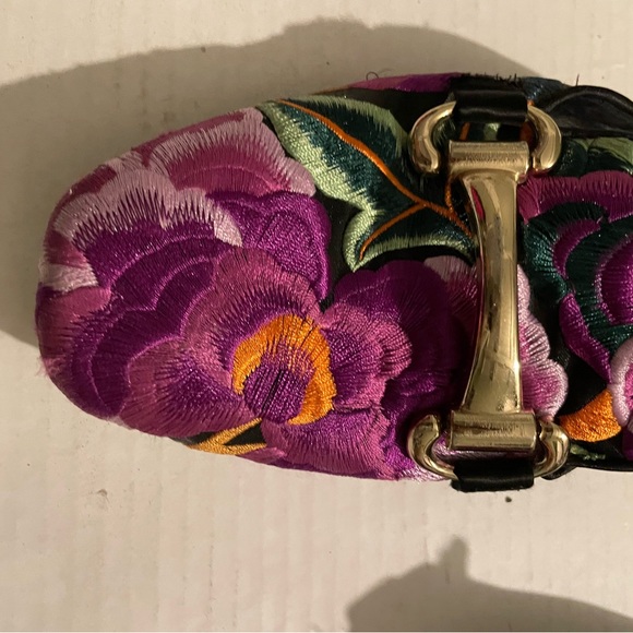 Jeffrey Campbell Risa embroidered mules Size 7 very good condition - Picture 4 of 7